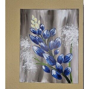 Texas Bluebonnets - Painting With A Twist Southern Wall Home Decor  Country